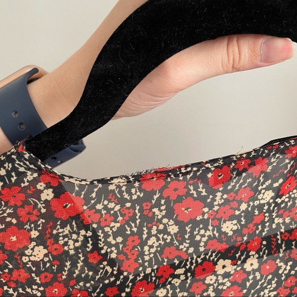 Sheer Floral Zara Blouse Top Small - Picture 6 of 7